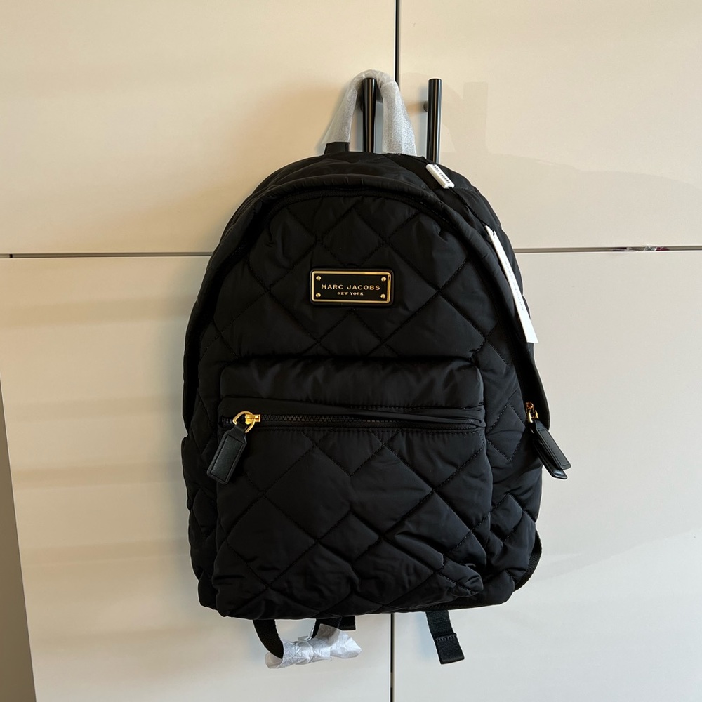 Marc Jacob’s Quilted Backpack Black
